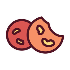 Fototapeta premium Chocolate Cookie icon