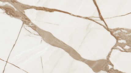 Fototapeta premium Beige and White Marble Texture Brown Veining image