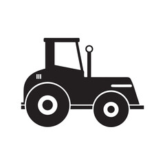 tractor isolated on white background