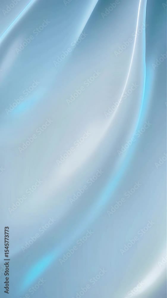 Poster Abstract Blue Fluid Motion Video with Smooth Light Reflections and Subtle Movement