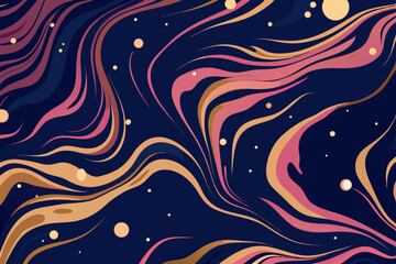 Abstract Swirling Galaxy Cosmic Marble Texture Design