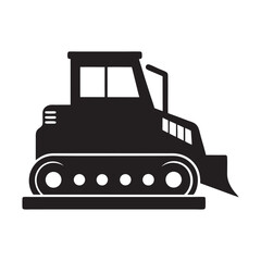 bulldozer vector illustration
