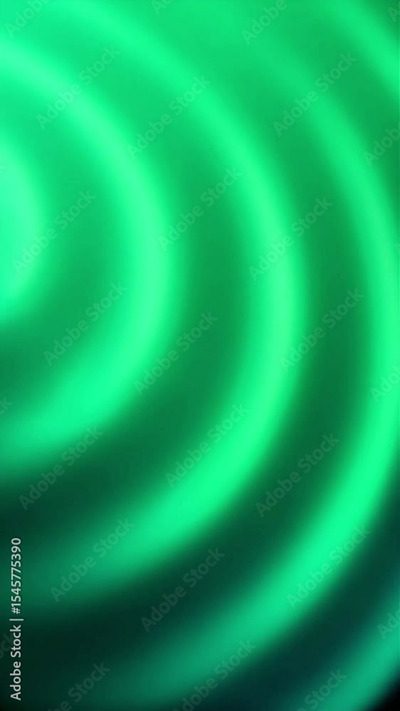 Poster Abstract Green Swirls Video: Dynamic Light and Color Transitions