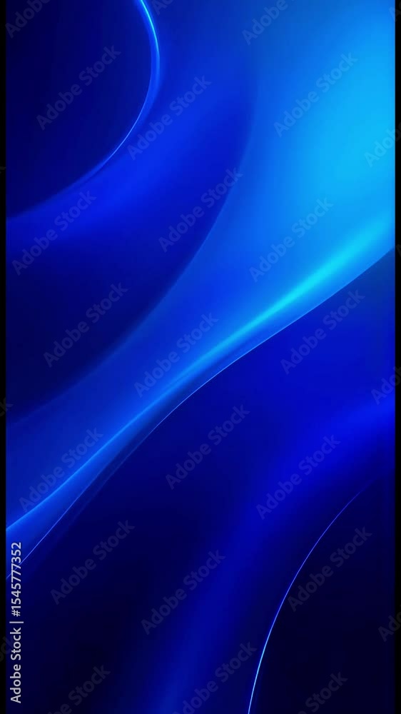 Poster abstract blue swirls video: dynamic light and shadow movement