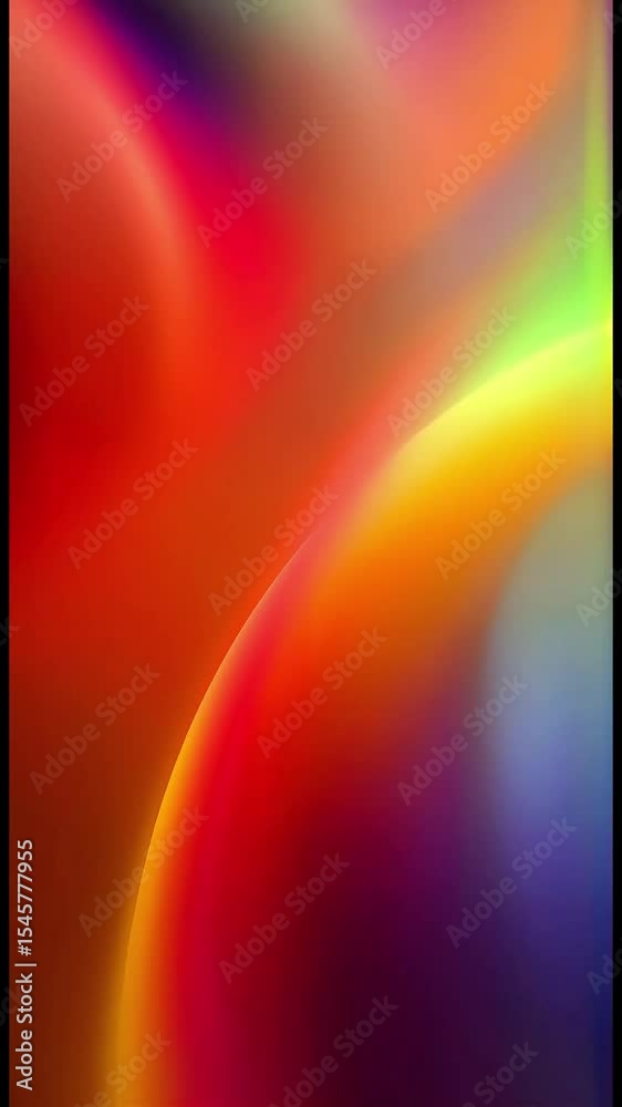 Poster abstract video of blended colors with smooth transitions and vibrant hues