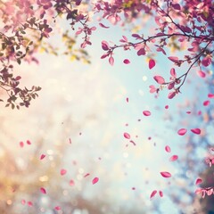 Fototapeta premium Spring blossoms, soft focus