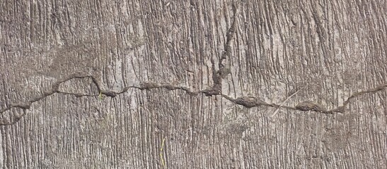 Broken Concrete Surface with Rough Texture Pattern