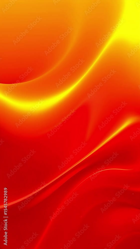 Poster Abstract Video of Flowing Red and Yellow Light Forms and Shapes