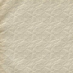 Seamless Beige Crumpled Paper Texture with Geometric Crease Pattern and Subtle Aged Effect for Backgrounds, Scrapbooking, and Design Projects