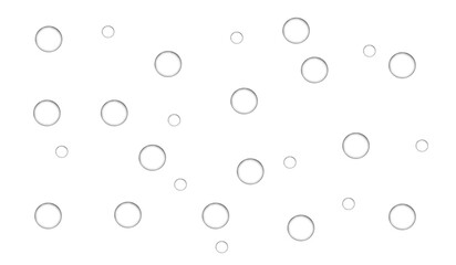 Minimal floating circle outline pattern with soft shadows on white background. Clean abstract round shape layout ideal for UI, web design, branding, posters, and backgrounds.