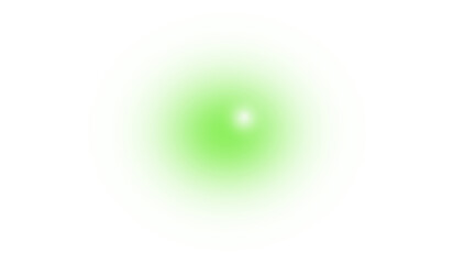 Bright green glow blur with soft radial light effect on white background. Abstract circular energy pulse or luminous aura design perfect for tech, UI, sci-fi, and modern visual projects.