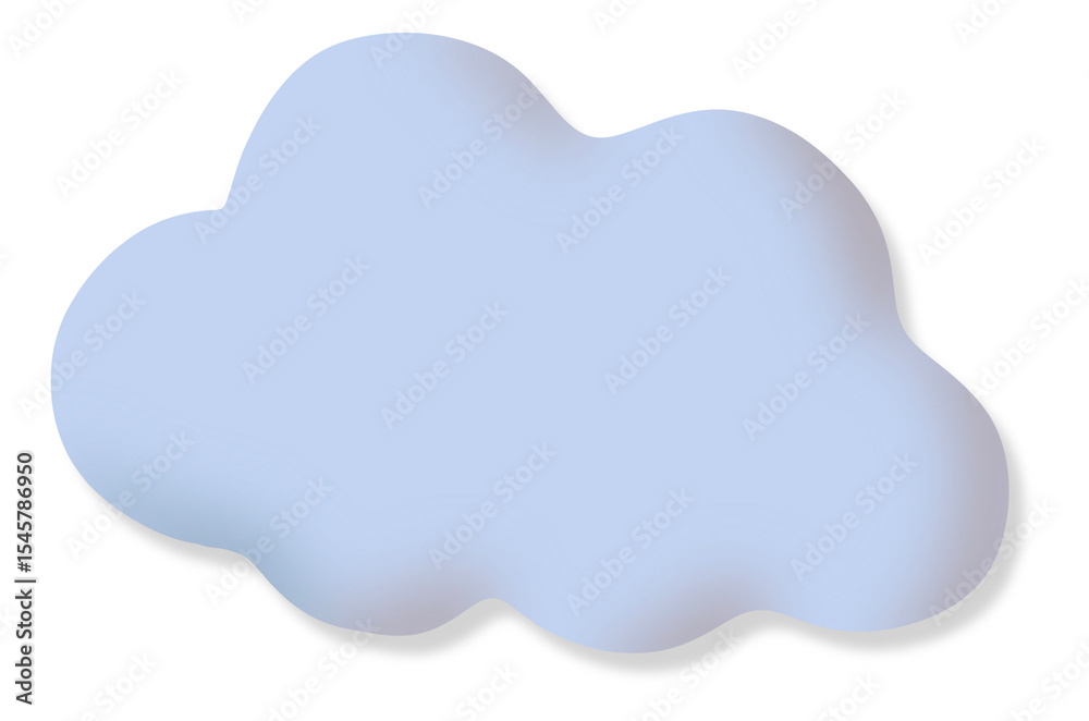 Fototapete round clouds have a natural concave part, but they are made to look soft and uncomplicated.