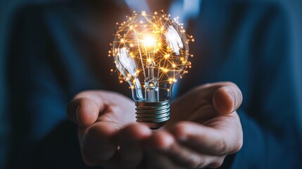 business leader presenting innovative strategies for company success