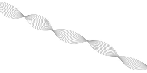 Abstract grey, white smooth element swoosh speed wave modern stream transparent background.Curve wave seamless pattern. Line art striped graphic template.