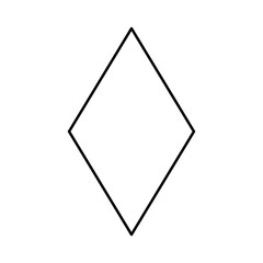 diamond geometric shapes icon © Sukmadi