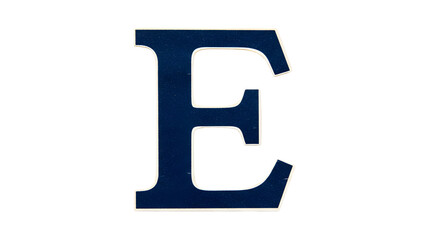 Letter E Cutouts: Torn Magazine & Newspaper Letterforms Photographed for Stop Motion & Collage | High Definition | PNG image with transparent background