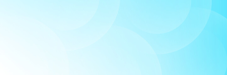 Minimalist banner background, pastel colorful, Light Blue gradations. Circle effect style geometric, abstract background. Vector Illustration