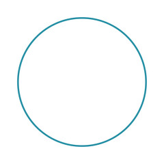 circle geometric shapes icon