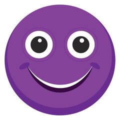 Purple smiley face