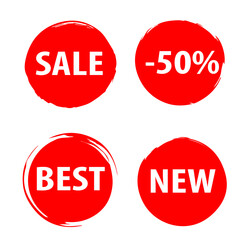 set of sale labels