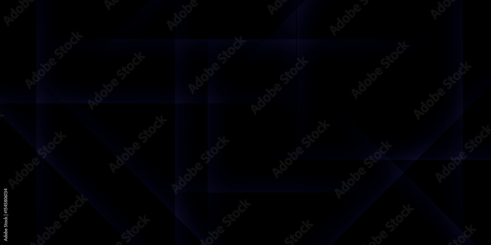 Wall mural dark blue abstract geometric background with intersecting lines and shadow design. abstract dark blu