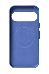 New Modern Smart Phone Leather Case, Cover , Back Part On PNG Transparent Background . Cut-Out Clipping Path With Adobe Photoshop Pen Tool . PNG Transparent Mobile case cover