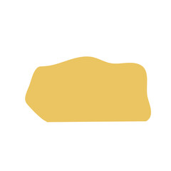 Yellow abstract shape