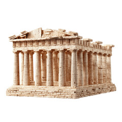Obraz premium Architectural Model of the Erechtheion, Iconic