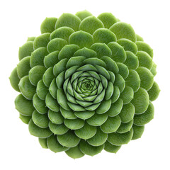 Obraz premium Close-up of a Succulent Plant, Green Rosette,