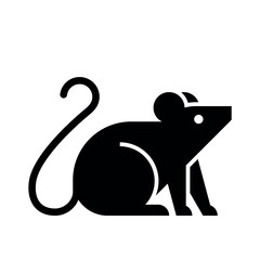 Rat Logo. Icon design. Template elements
