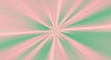 Abstract Pink and Green Burst Design Radial Rays Background Texture