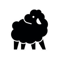 Sheep Logo. Icon design. Template elements
