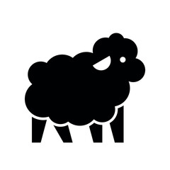 Sheep Logo. Icon design. Template elements
