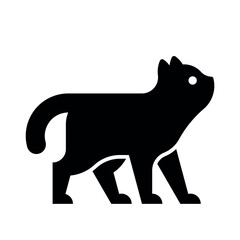 Cat Logo. Icon design. Template elements
