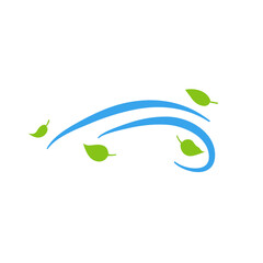 Fototapeta premium Wind and leaves