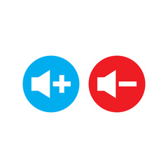 Obraz premium up down volume button icon
