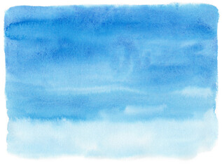 アナログ水彩青空