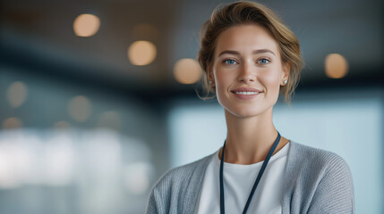 Business Education Training by Female Instructor in Office