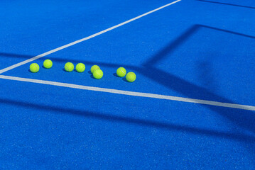 Padel or Tennis School: Equipment Ready for Students.