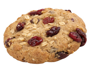 Delicious cranberry oatmeal cookie recipe homemade baked goods and healthy snack food photography close up shot