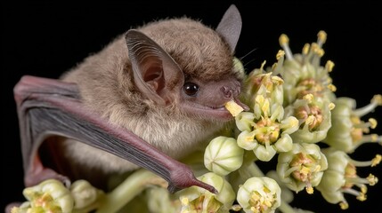 Bat pollination of agave plants, chiropterophily mutualism desert ecology study