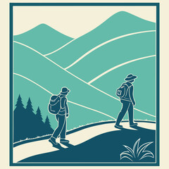 Scenic Hiking Adventure Exploring Mountain Trails and Nature's Beauty