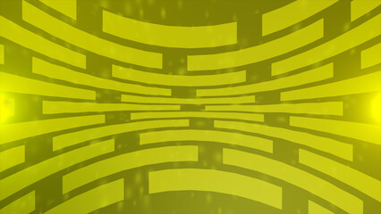 3D rotating stripes simple and elegant background, Yellow 3d background