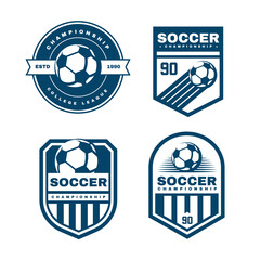 football logo, badge design template design
