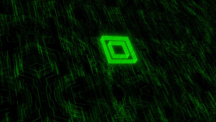 Hi-tech 3d circuit board pattern technology background, 3d mother board circuit sci-fi background