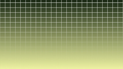 Simple and classy square pattern grid looped background, olive green gradient background