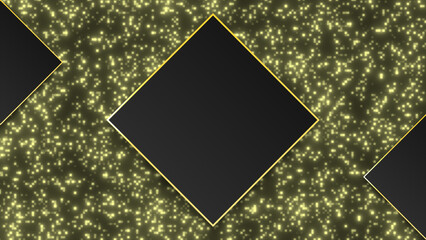 Simple and modern luxury golden lines black background, minimal background
