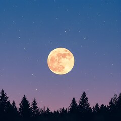 Fototapeta premium moon and stars