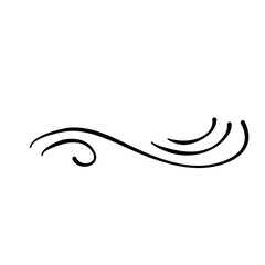 Obraz premium Abstract wind
