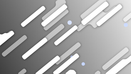 white color small shapes moving geometrical minimal background